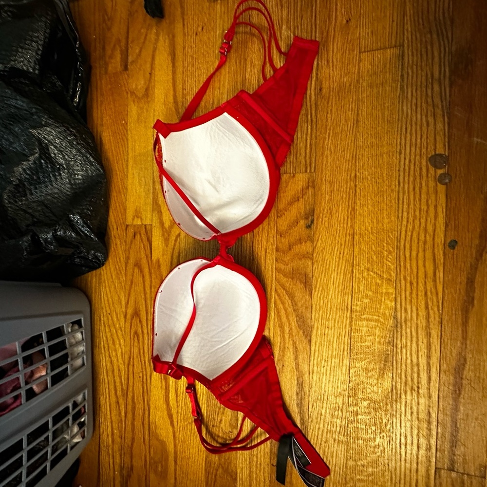 NWOT Women’s VS lace bombshell push up bra front close 34DD - Picture 4 of 5